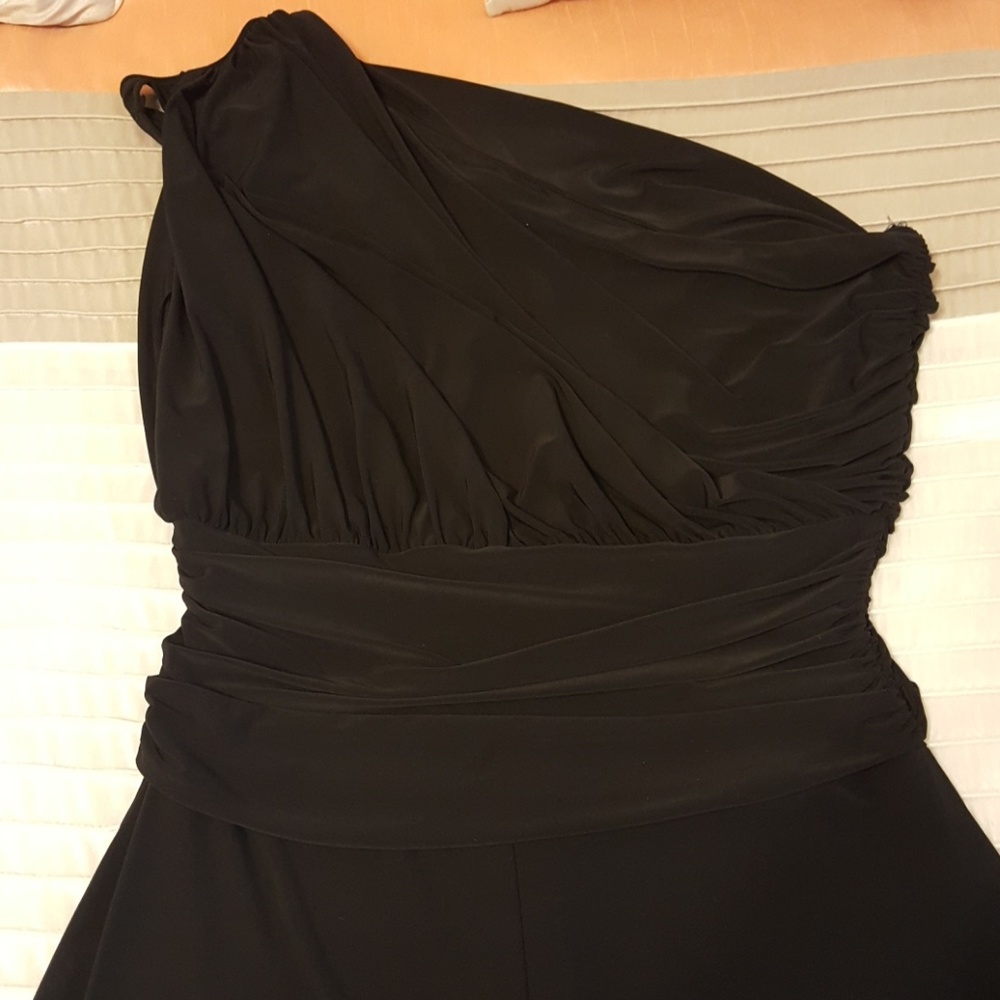 One shoulder jumpsuit